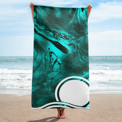 Ocean View Bio-Luminescent Beach Towel by Derek Munn