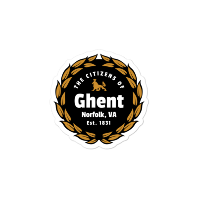 Citizens of Ghent Wreath Sticker