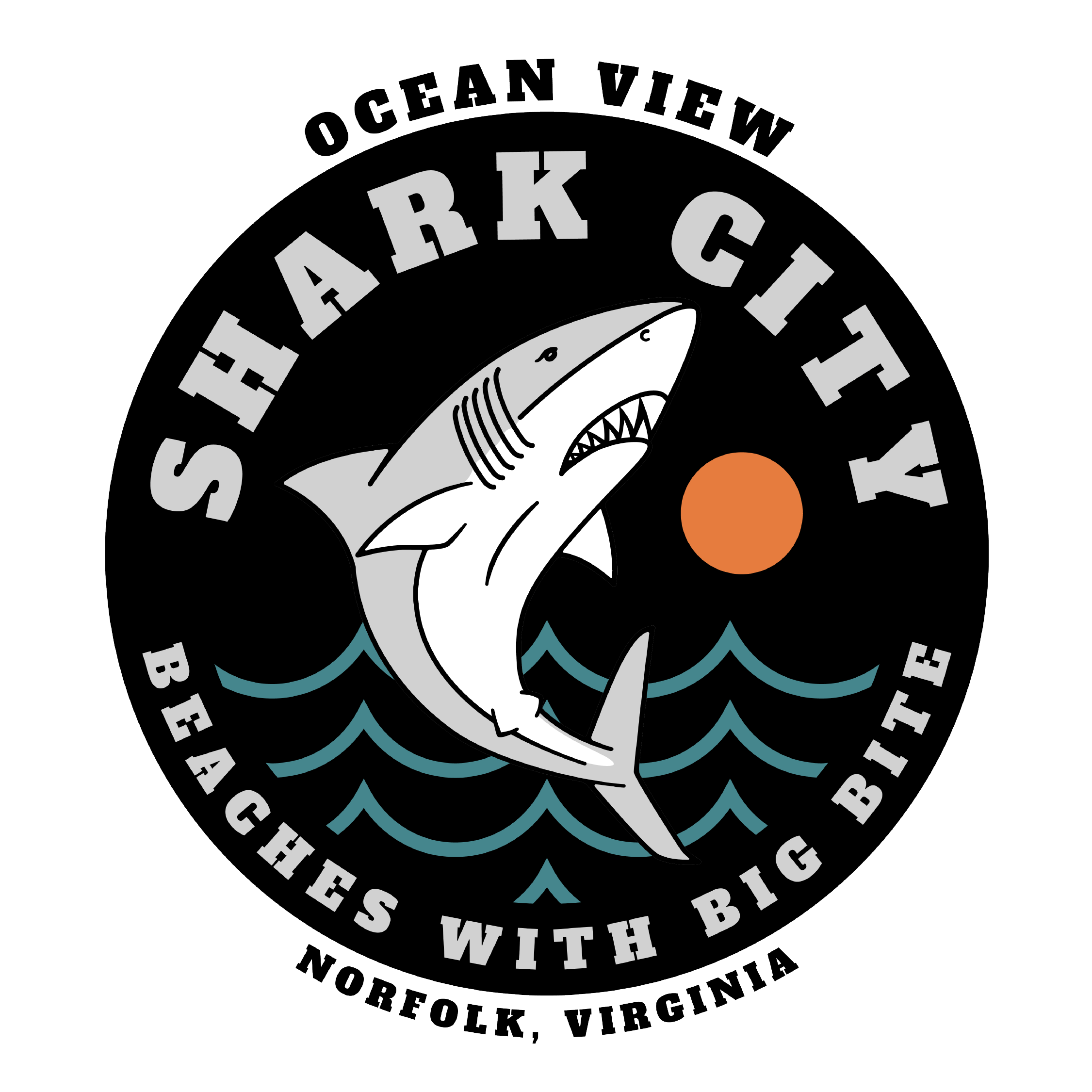 Shark City Sticker