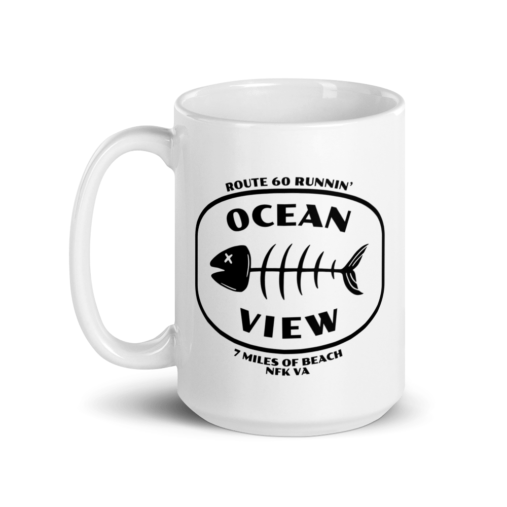 Ocean View Norfolk Fish Bones Mug - Image 4