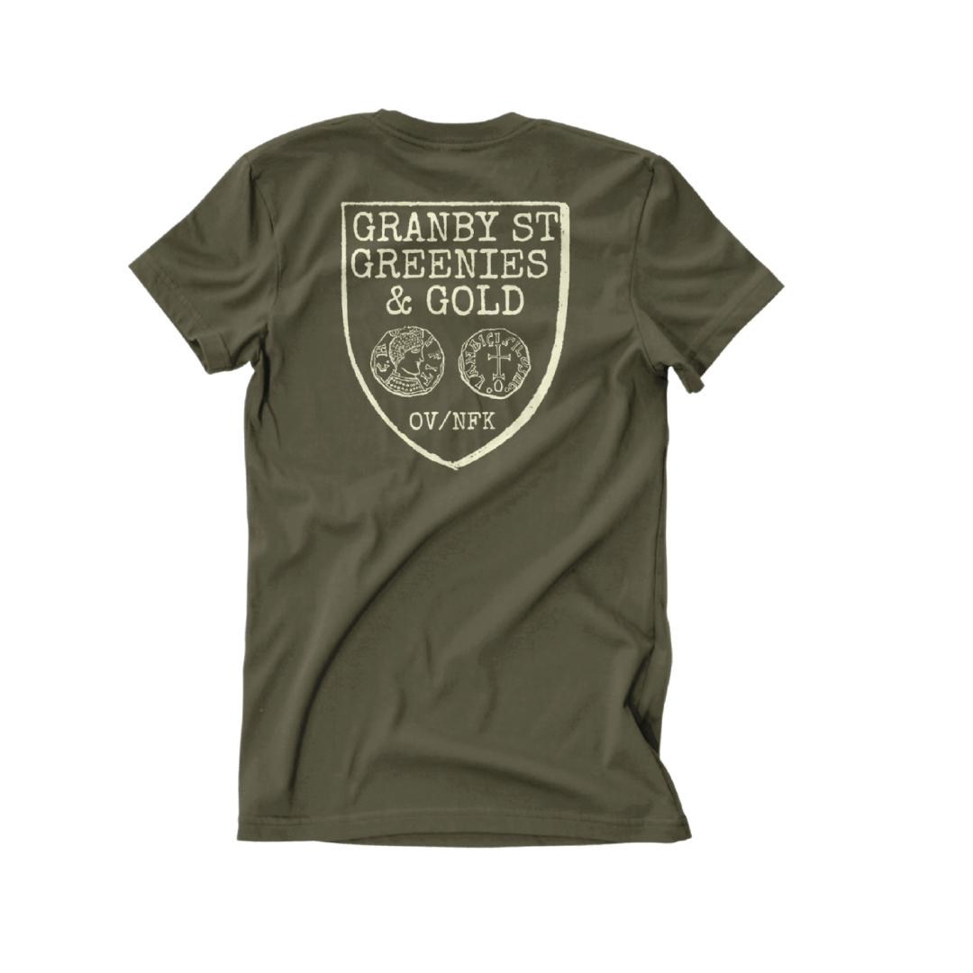 OV Granby St., Greenies, & Gold St. Pat's Tees
