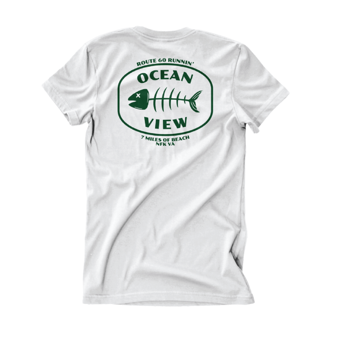 OV Green Fish Bones Tee