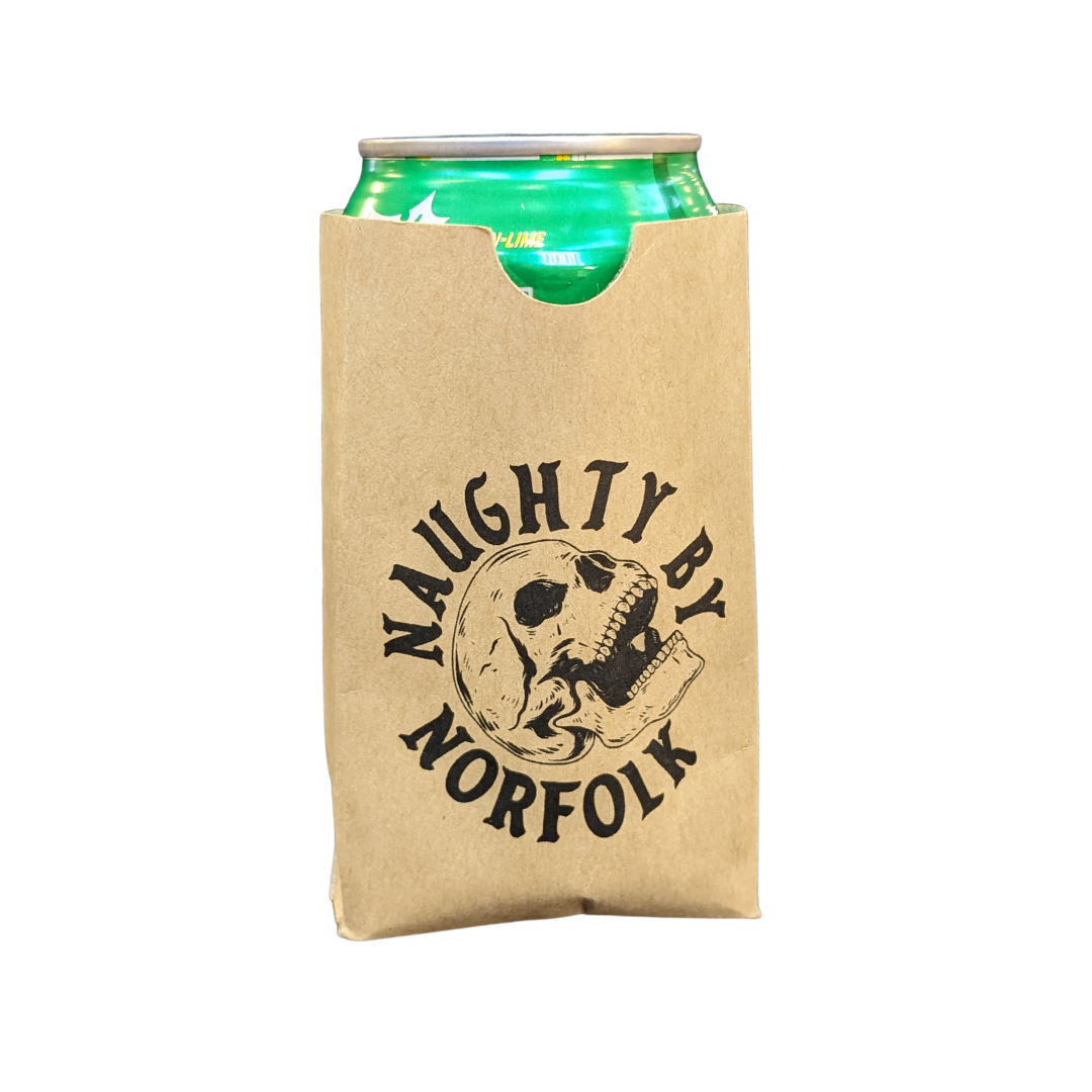 Naughty By Norfolk Paper Bag Koozie - Image 3