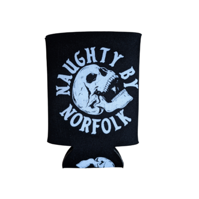 Naughty By Norfolk Black Koozie